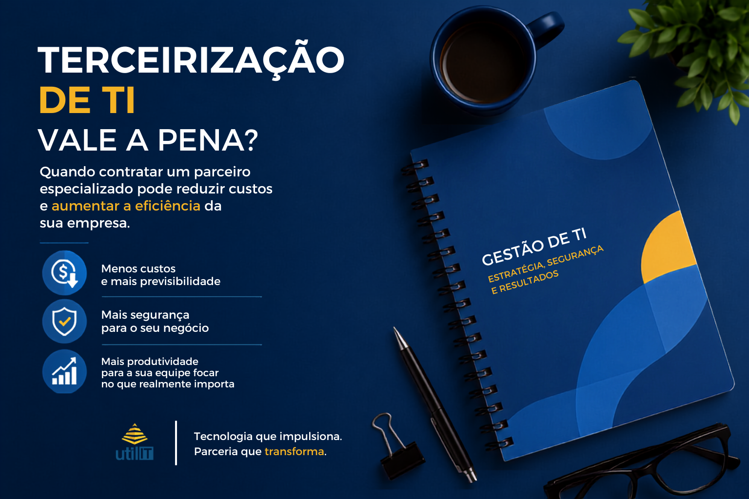 Parceiro de TI: quando contar com apoio especializado pode reduzir custos e aumentar a eficiência? Sua empresa está gastando mais tempo e recursos com problemas de TI do que deveria?